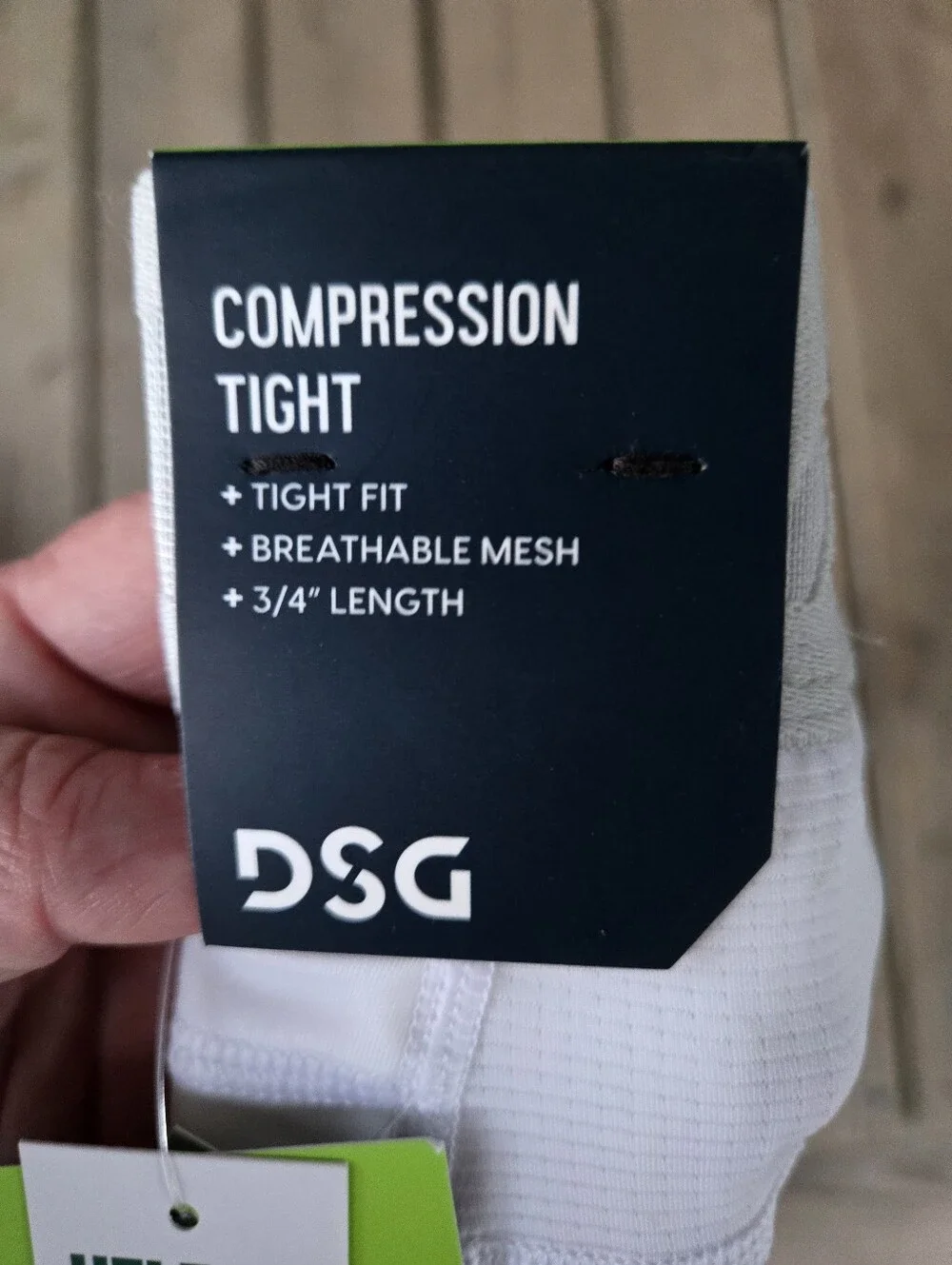 Brand new!! NWT DSG breathable white compression tight leggings size large